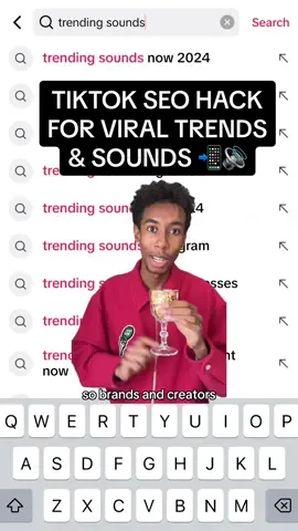 The TikTok search trick I use to find viral trends and audios 📲 #socialmediamarketing #contentcreatortips #socialmediatips #TikTokTrends #trendingsound #freelancer #contentcreation #tiktoktips #tiktokseo 