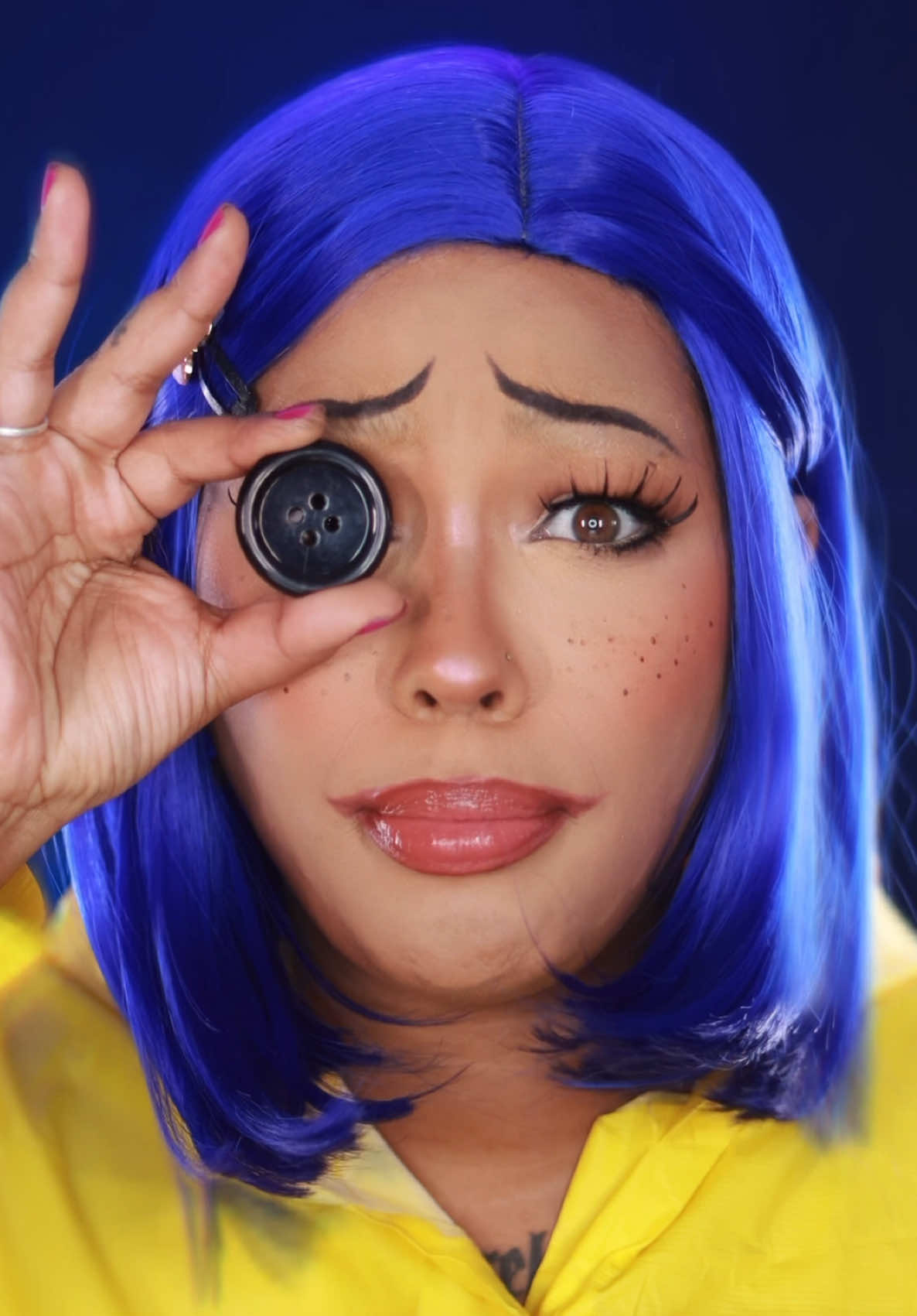 coraline🧵 #hallowlisa #coraline #makecoraline #halloweenmakeup #halloween2024 