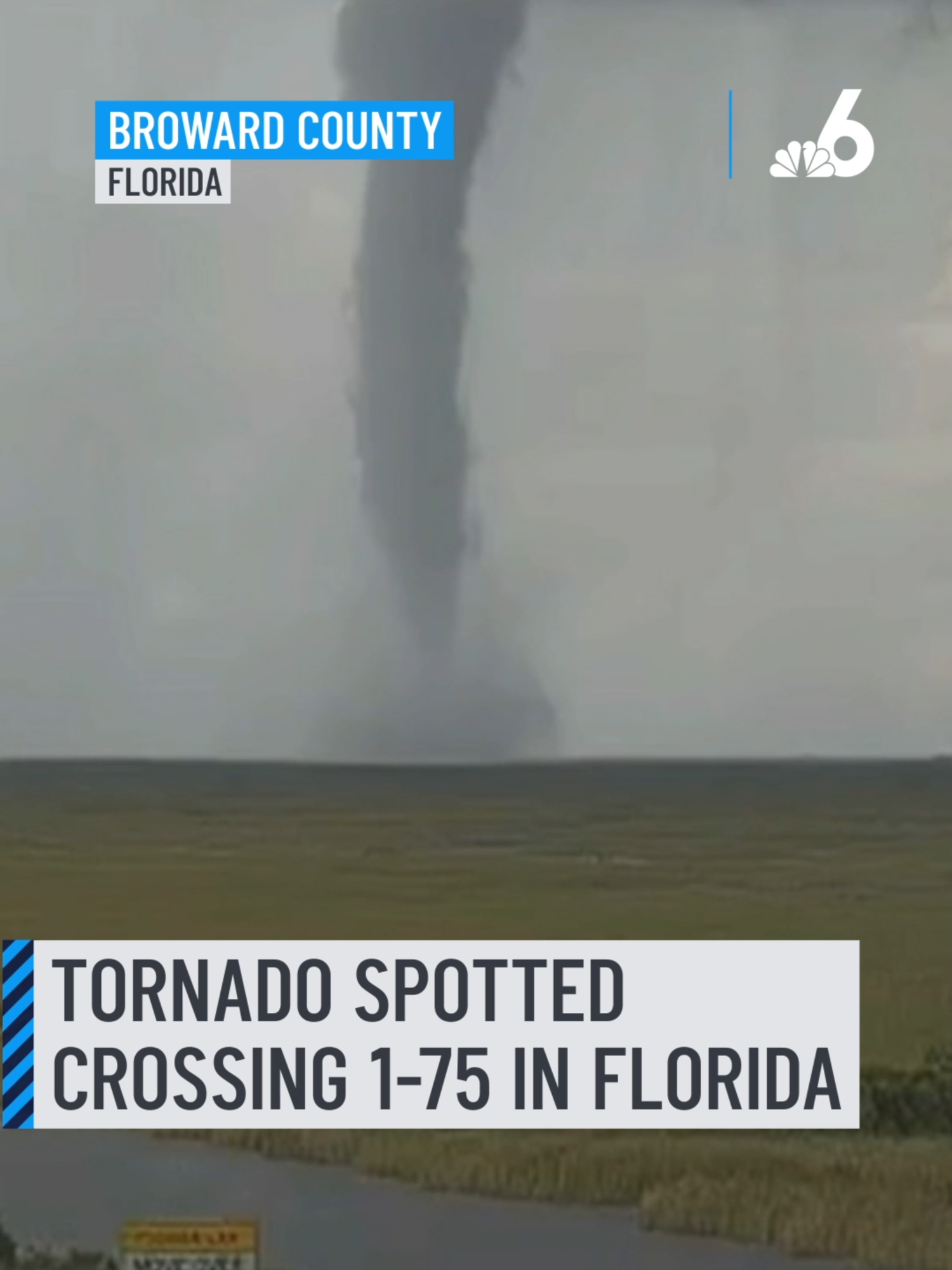 South Florida will be under sporadic tornado warnings this Wednesday ahead of Hurricane Milton. So far, there have been two tornado touchdowns west of U.S. 27 and north of Alligator Alley moving north. Preliminarily, there may have been another in Collier County. #tornado #florida #i75 #milton