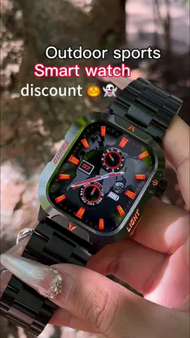 Both the dial and the band of this watch are very textured💕#smartwatch #watch #tiktokshop #goodthing #halloween #sports #gift #foryou #Outdoors #watchoftheday #blackfriday #coolthings 