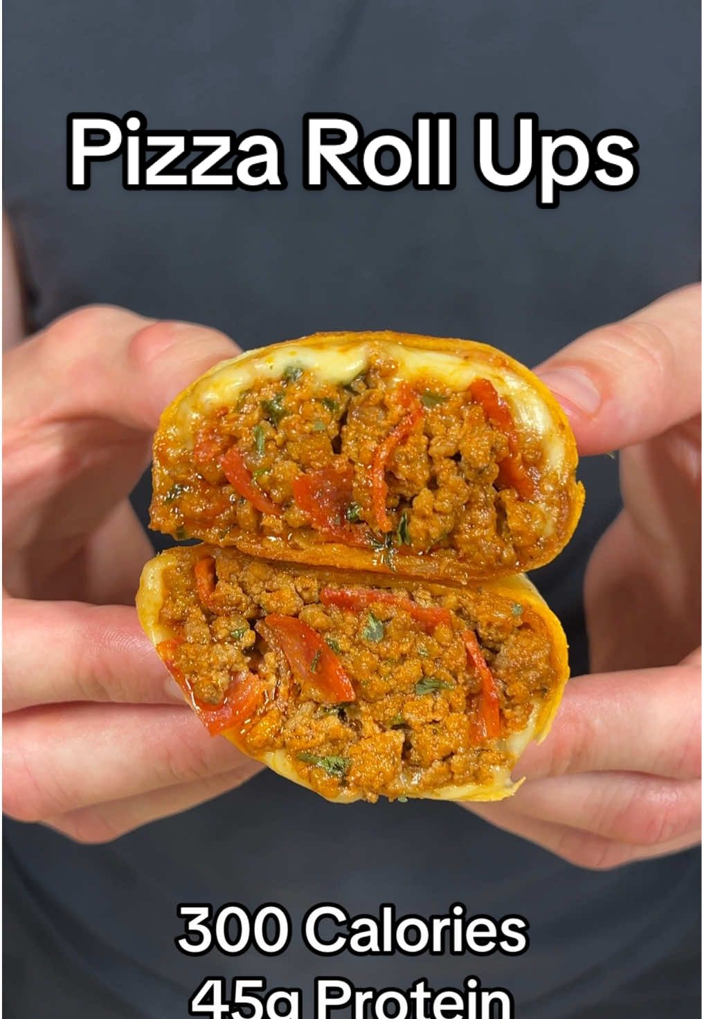 Pizza Roll Ups 🍕  (Makes 10 Roll Ups)  If you like this recipe, make sure to check out my digital cookbook that has 100+ delicious recipes like this one! Your support means that I can continue posting these recipe on my page for free. Link in my bio!  Macros:  - 300 Calories - 45g Protein - 29g Carbs - 6g Fat  Ingredients:  - 1 Cup Tomato Sauce  - 1/2 Cup Cottage Cheese (0% Fat)  - 2 Tbsps Hot Sauce  - 30oz Lean Ground Beef (96/4)  - 1 Tbsp Garlic Salt  - 1 Tbsp Italian Seasoning  - 1 Tbsp Paprika  - 2 Servings Turkey Pepperoni (60g) - 1 Tbsp Parsley Flakes  - 5 Cups Fat Free Mozzarella  - 10 Low Calorie Tortillas  #highprotein #Fitness #mealprep #