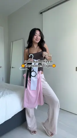 easy solo halloween costume🎃🫶🏻 #fashion #girls #costumeideas #inspo 