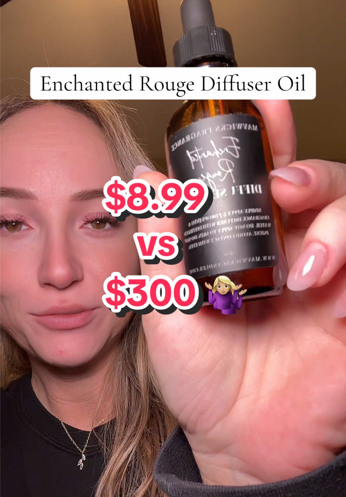 I love to save money 😬 #enchantedrouge #perfume #perfumetiktok #diffuseroil #mavwicks #tiktokshopholidayhaul #dealsforyoudays #tiktokshopblackfriday #tiktokshopcybermonday #CapCut 