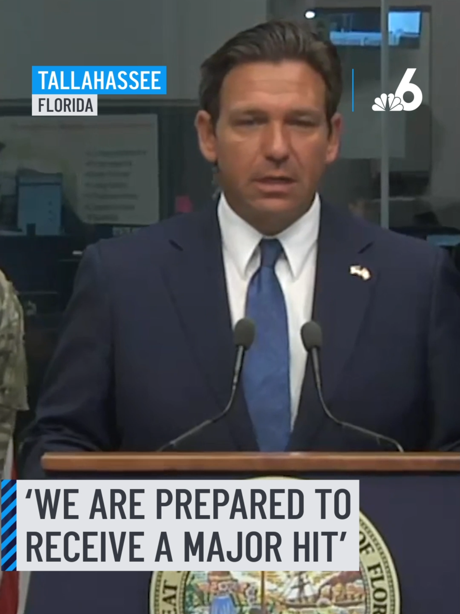 At a news conference Wednesday, Gov. Ron DeSantis spoke said Florida has deployed thousands of resources to respond to Hurricane Milton.⁠ ⁠  Speaking at the Emergency Operations Center in Tallahassee, DeSantis warned of the potential impacts of Milton, which is now expected to make landfall on the Gulf coast as a major hurricane late Wednesday.⁠ ⁠  #hurricane #desantis #milton #florida