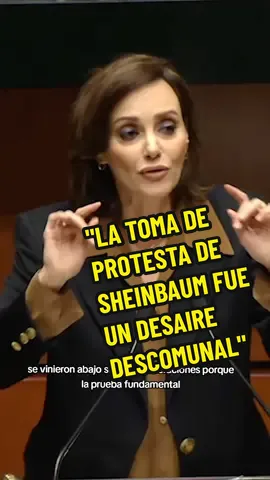 “La toma de protesta de Sheinbaum fue un desaire descomunal”: Lilly Téllez La senadora del PAN, Lilly Téllez, dijo que el discurso de Juan Ramón de la Fuente, sobre que México es un líder mundial, se vino abajo ante la ausencia de jefes de Estados en la toma de protesta de Claudia Sheinbaum y que el fondo del 'desaire' es el resultado de seis años de 