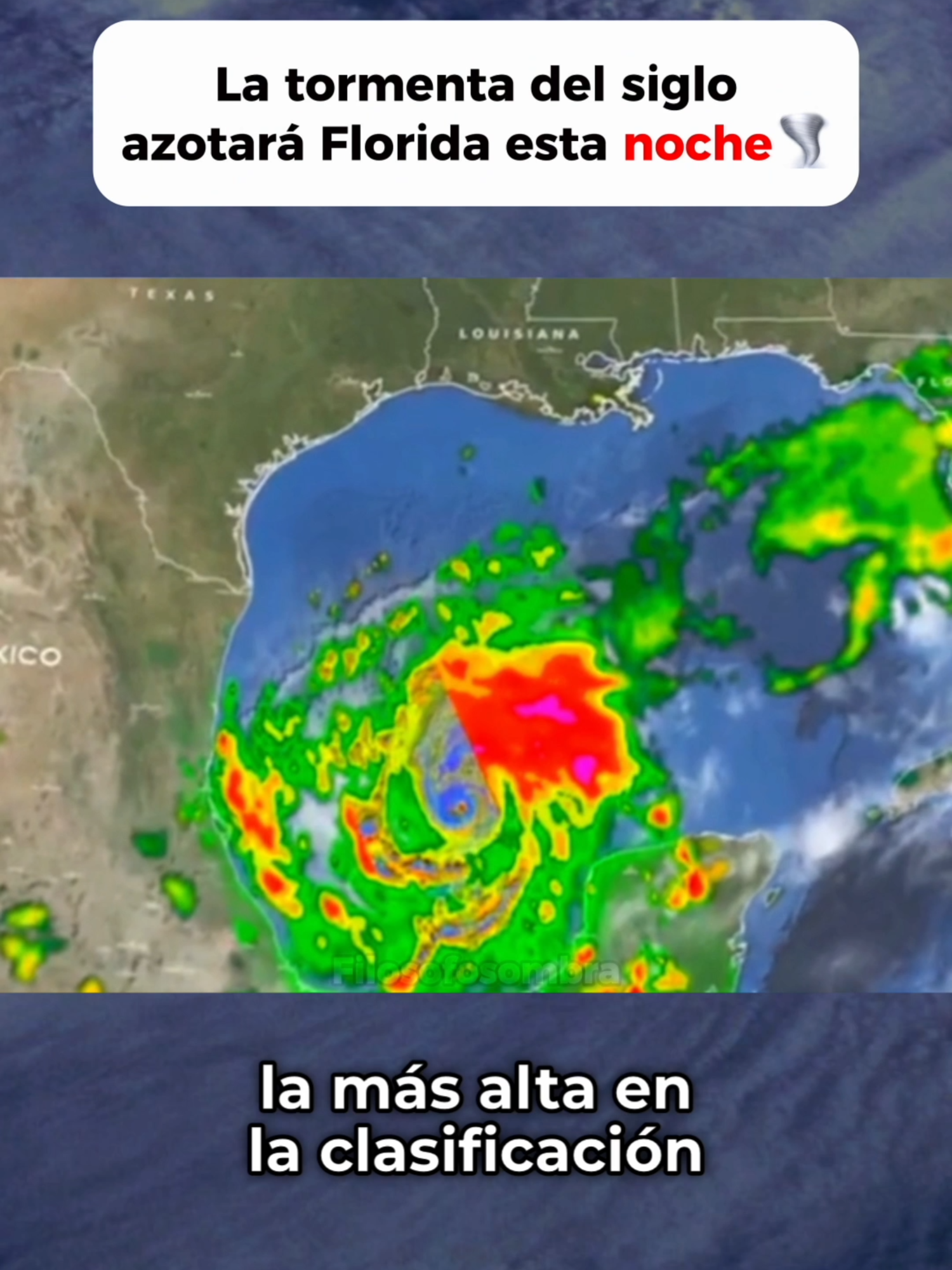 El huracán Milton debería golpear esta noche😨🌪️ #ciencia #AprendeEnTikTok #SabiasQue #huracanmilton #catastrofesnaturales