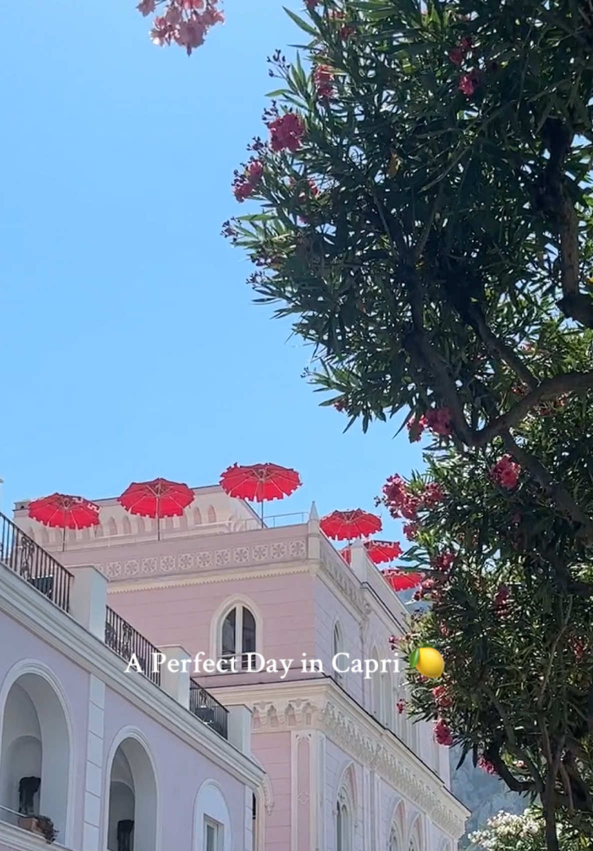 A Perfect Day in Capri 🍋💛🇮🇹  #capri #anacapri #italia #lemontree #traveltiktok #ladolcevita 