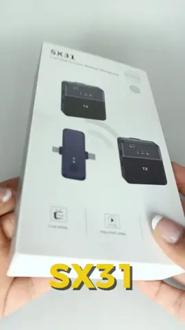🎤 Micrófono SX31 🎤 Esencial para vlogs, grabaciones y creación de contenido 🎙️📸 Tiene:  ✅ Alcance de 30 metros  ✅ Batería de 12 horas   Incluye:  - 2 Micrófonos - 1 receptor con doble conector (USB-C y lighting) - 1 Cable USB-A con 2 conectores USB-C para recarga. - 1 Cable de 3.5mm macho-macho. *Compatibilidad Total:* ✅ iPhone ✅ Android ✅ Cámaras 📩 Contacto: 0968206918 📱WhatsApp: https://wa.link/hhse9c Envíos a todo el país 🇪🇨 #AvTechnology  #Miclófono #AudioPro #ContenidoDeCalidad #grabación 