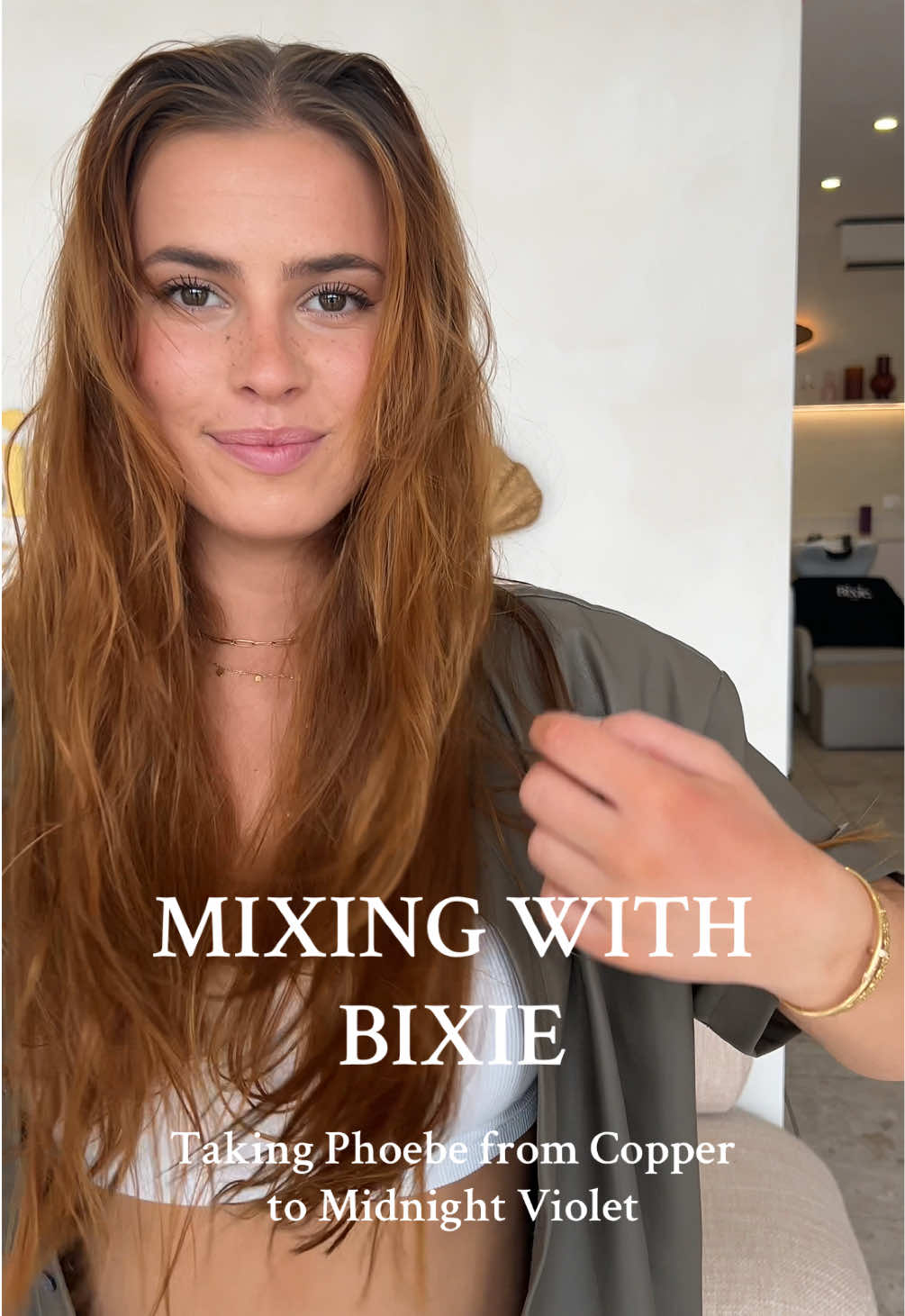 MIXING WITH BIXIE!  On this episode I am taking @phoebeeekyp from Coppe to Midnight Violet!! For more step by step guide on how I achieved this colour head over to our instagram subscription page!  #shereeatbixie #bixiecolour #bixiecoloureducation #haireducation #hairdressersydney #hairconsultation #hairsalonsydney #mixingwithbixie #violethair #hairtransformation 