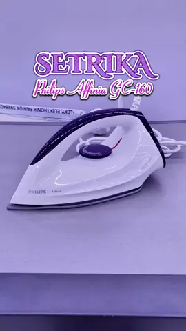 Pake Setrika Ini Dijamin Lebih Licin & Anti Lengket, Pakaian Setumpuk Tinggal Sat Set Rapih Seketika Philips Affinia GC-160 #philips #setrikaphilips #setrika #setrikalistrik #setrikaviral #setrikamurah #promoguncang1010 #gilagilajualan #belilokal 