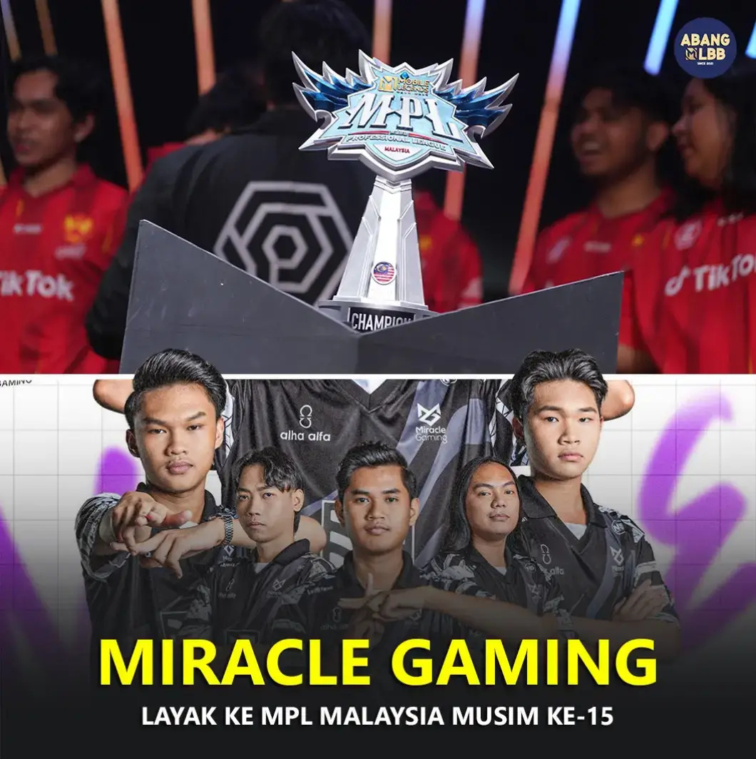 Miracle Gaming mengesahkan tempat mereka di MPL Malaysia musim hadapan. #mobilelegendsbangbang #mlbb #m6laysia #mplmys14 #pantangmengalah #inigayakita #mlbbesports #GamingOnTikTok #fyp 