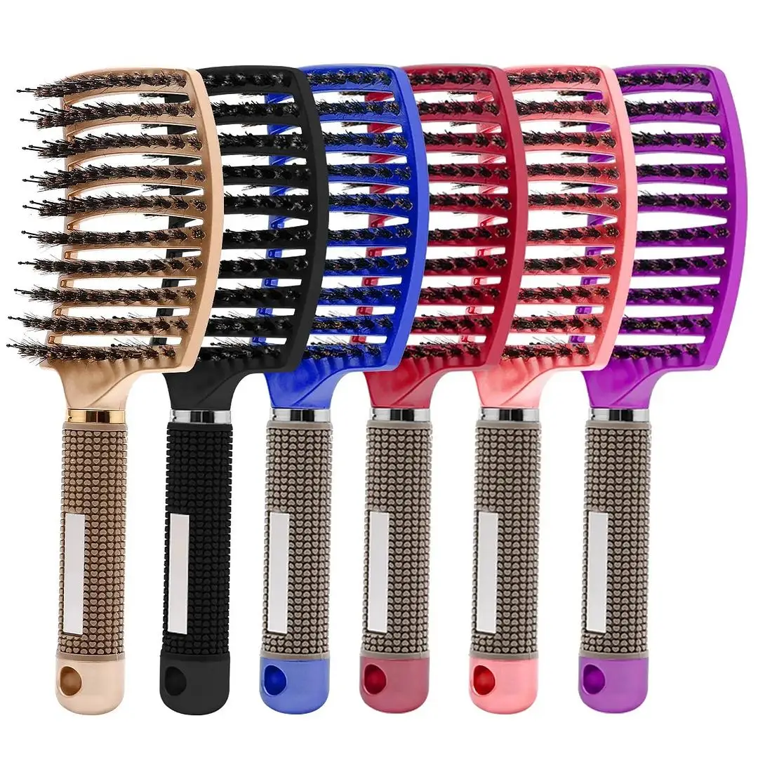 Elevate your hair game with the Hair Brush Hair Comb Detangling Hair Brush Bristle&Nylon Women Wet Massage Comb Curly Hairdressing Salon Styling Tools! 💇‍♀️✨ Say goodbye to tangles and hello to smooth, styled locks with this must-have tool for just ฿142.70. Level up your hair routine and slay those hairstyles effortlessly! 💁‍♀️🌟 - Hit the link in our bio to shop now! 🛍️ #Johnnytirak #Jt #Free #Fast #Shipping