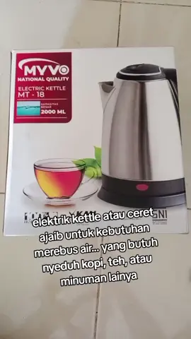 #ketelajaib #electrikkettle #ceret #myvo #perabotanrumahtangga #seduhkopi #kopi #susujahe #teko 