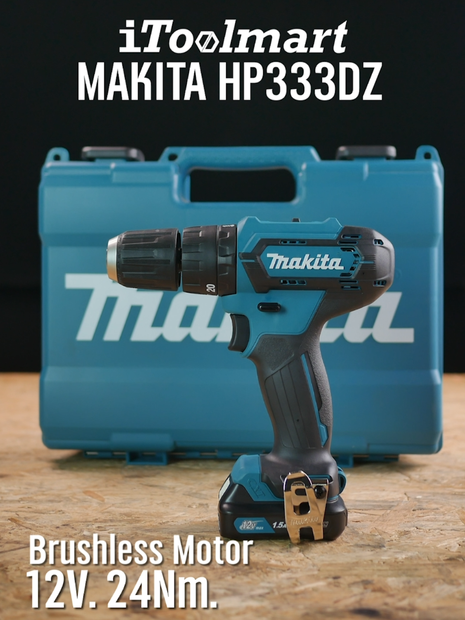 สว่านไขควงกระแทกไร้สาย MAKITA HP333DZ#makita #makitatools #powertools #tools #ไขควงกระแทก #ไขควงกระแทกไร้สาย #สว่าน