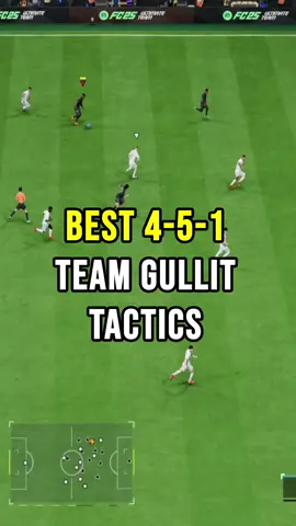 Best 4-5-1 Tactics in FC 25 to win MORE GAMES in Division Rivals #fc25 #fyp #viral #gullit #ultimateteam