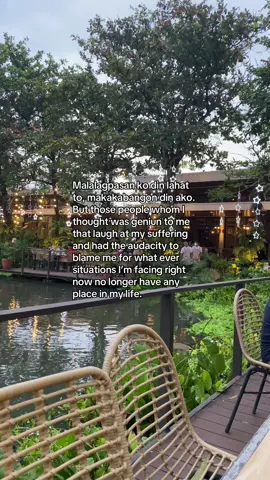 To hear “Ikaw lang nag papa stress sa sarili mo “ or “ negative ka kasi masyado mag isip “ while they are completely clueless what battles I’m dealing with my life right now shows that they don’t deserve me anymore once I survived this storm. I didn’t even bother anyone to ask for help but still got to hear those nonsense. 