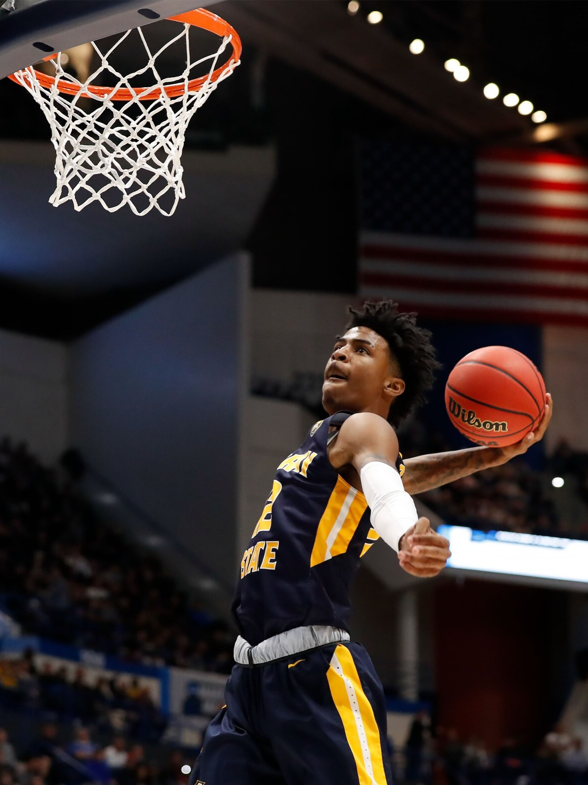 Ja Morant In College | 😮‍💨 #NBA #jamorant #college #basketball #edit #nbaedits #aftereffects #viral #fyp