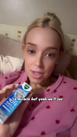 Tiktok can be more effective than the doctors 🤣 this was last friday and i can confirm it did indeed work! #firstdefence #vicksfirstdefence #cold #coldsymptoms 