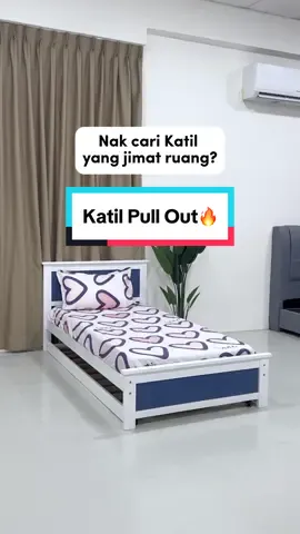 Sekali Tengok Macam Single🧐 Rupanya Katil Pull Out😱 . Cantik tak katil ni?💕 Jimat Ruang✅ Boleh pull out sekali✅ . Untuk pull out hanya support tilam 5inch sahaja👍🏻🥰 . #sklfurnituremall #perabotanrumahtangga #perabot #bedroom #bedroomdesign #fypシ゚viral #fyp #viraltiktok #viralvideo #xyzbca 