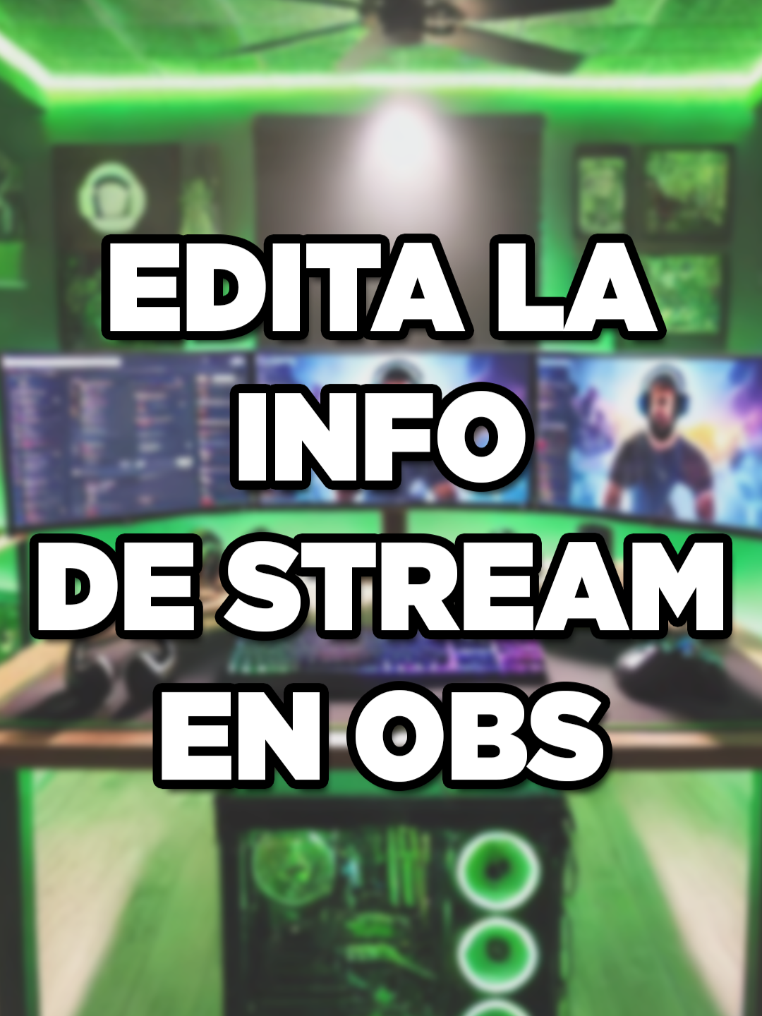 NO hagas esto desde KICK, cambia el TITULO desde OBS #tipsparastreamers #tutorialobs #kick