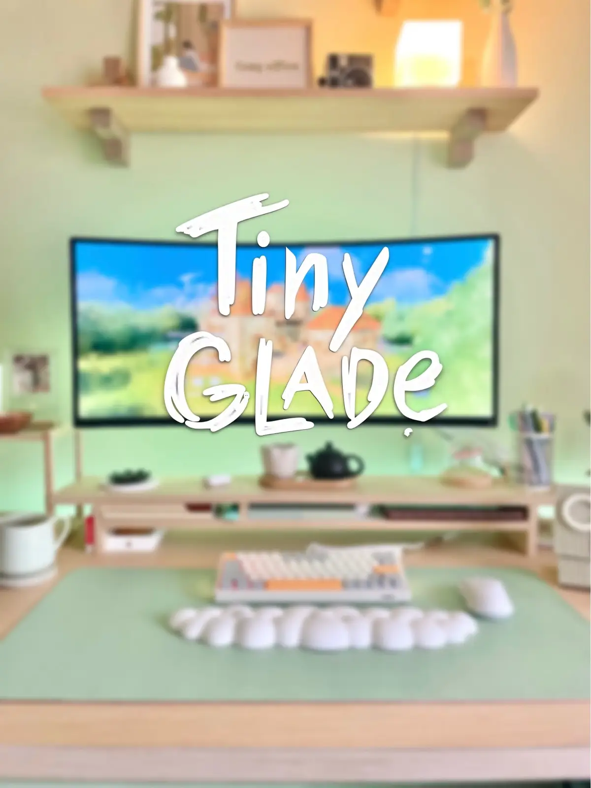 Купила в Steam tiny glade 🌳 🏰🍃🐑  Очаровательная крохотная игра о строительстве замков, которая всего одной геймплейной механикой легко и непринужденно дарит тепло и уют 🌱 Построй свой сказочный мир в Tiny Glade #tinyglade #fyp #милыеигры #расслабляющиеигры #relaxinggames #рек 