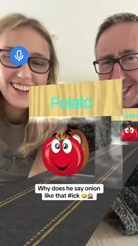How did he do it first time? 🤦🏼‍♀️ #filter #filterchallenge #tiktokfilter #speakingchallenge #speaking #vegetablechallenge #vegetableschallenge #ick 