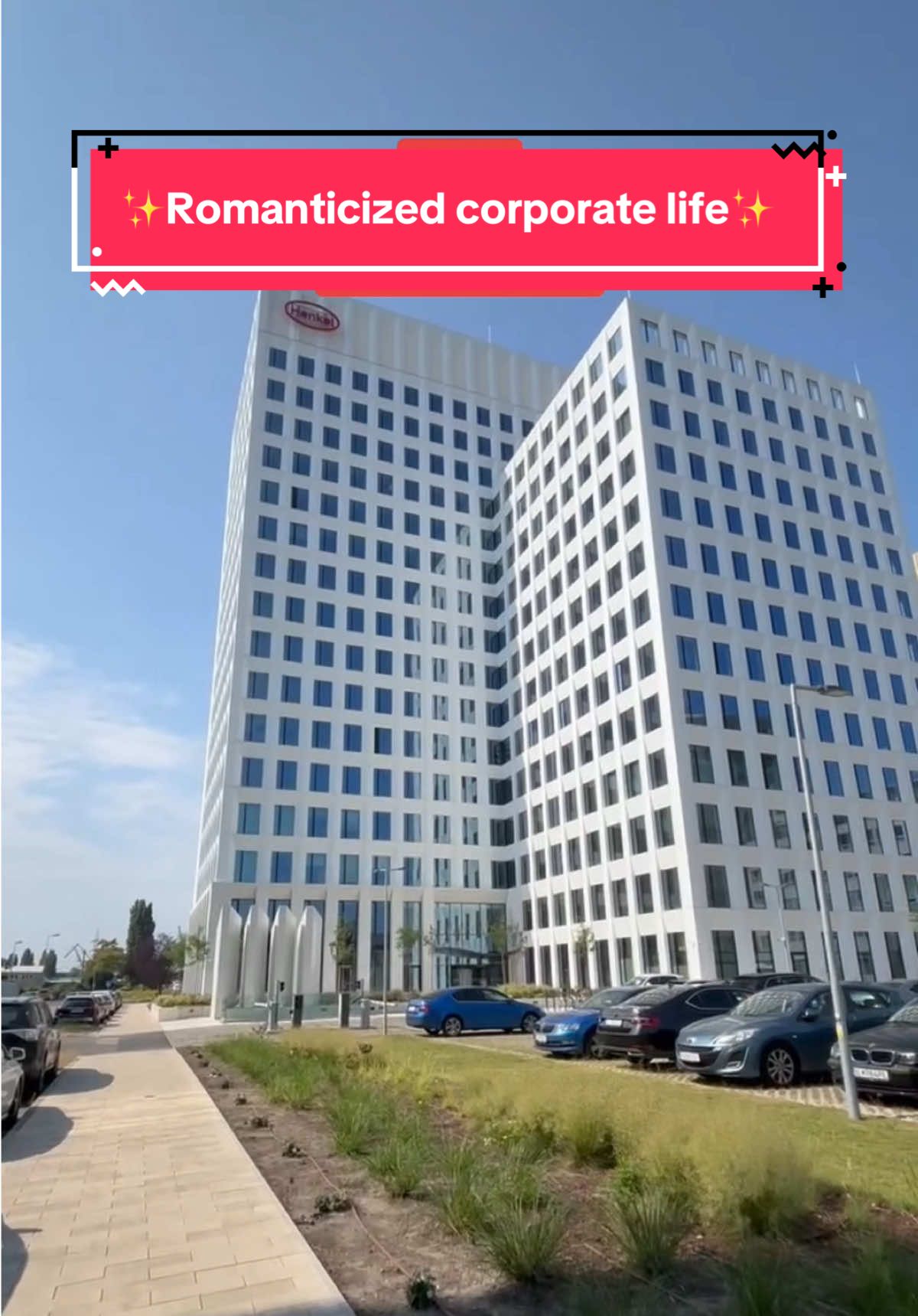 Corporate life, but make it a love story. 💕📈💼 #henkel #henkeltiktok #work #office #corporate #job #worktok @Daniela Priekopová 