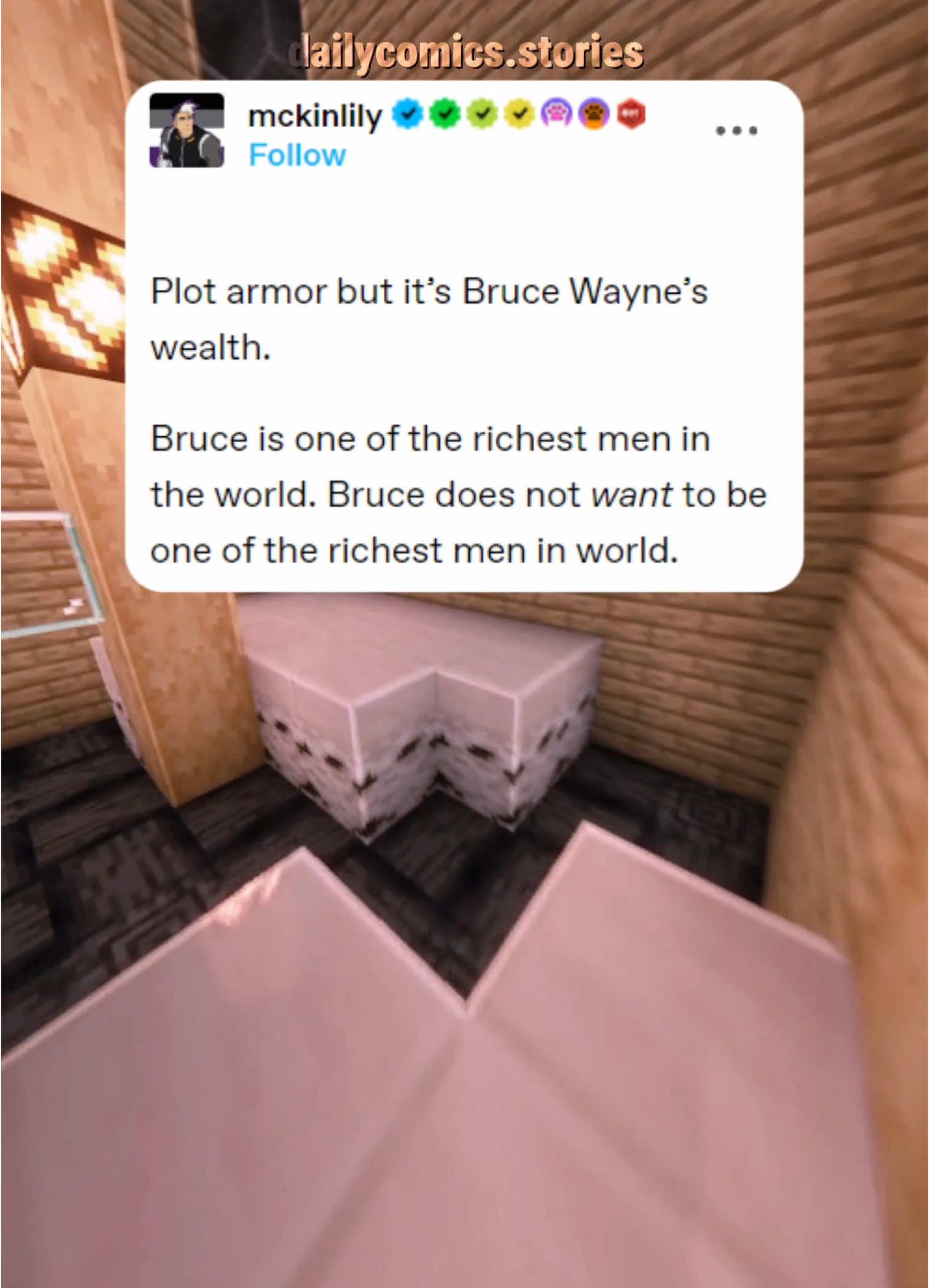 😭 He literally can’t be poor, I want to be Bruce #qna #storytime #textstory #tumblr #tweets #comics #superbat #superman #batman #batfamily #batfam #batmanfamily #robin #jasontodd #redhood #alfred #nightwing #justiceleague #reddit #redditstories #redditreadings