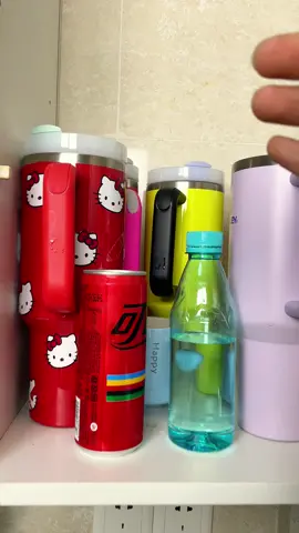 The perfect way to organize all of your tumblers ❤️‍🔥#shophalloween #falldealsforyou #tiktokshop #storagesolutions #organizedkitchen #organizedhome #tiktok 