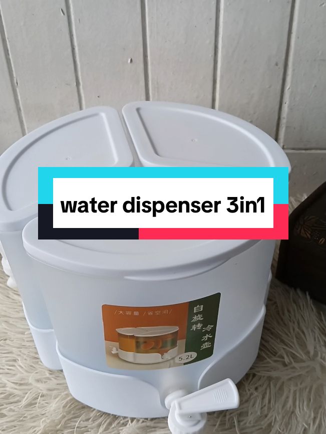 mudah ada bekas air 360 ni.nk buat potluck ka mkn2 ka kt umah .mudah lagu ni. #bekasair #bekasair3in1 #bekasairviral #waterdispenser 