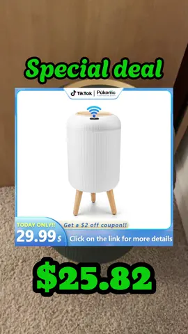 Motion Sensor Trash Can #smarttrash #forkitchen 