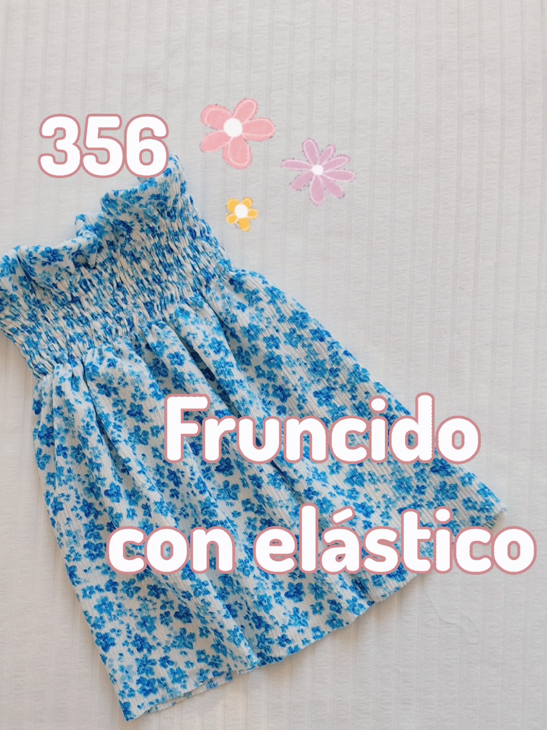 Fruncido con elástico #costuraonline #sewingtiktok #sew #tutorialesdecostura #tutorial @Erika 🌸🌼🌺 