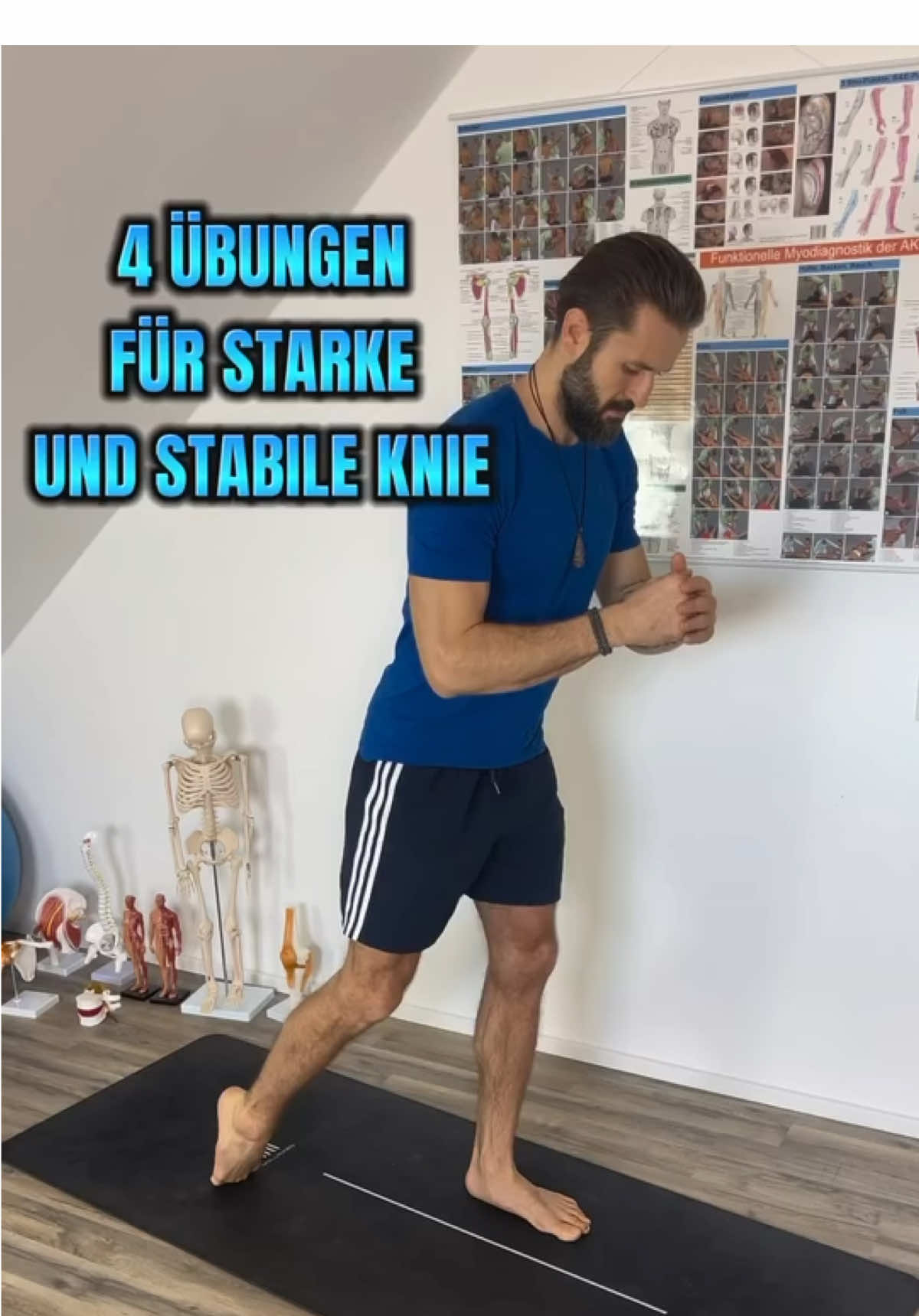 4 Übungen für starke und stabile Knie #dkhealth #knie #knieschmerzen #kniebeuge #knieschmerz 