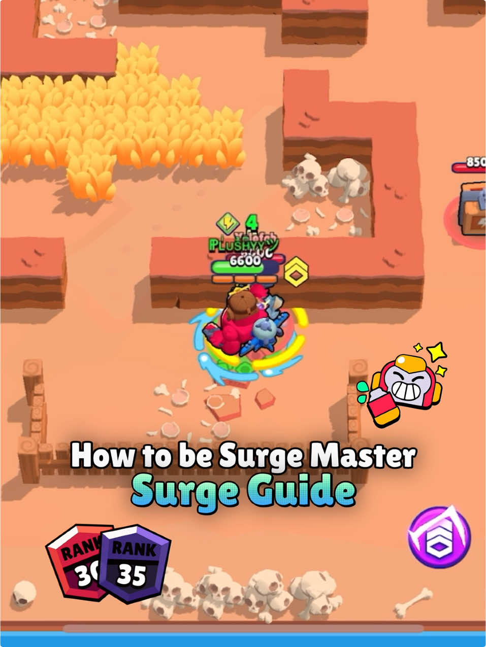 How to be Surge Master🏆 #brawlstars #brawlstarstiktok 