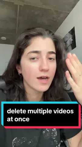 Delete multiple videos at once  #tiktoktips #teamwork