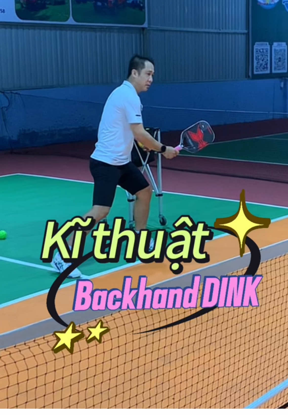 Kĩ thuật Backhand DINK 🇻🇳✅🇻🇳 #hocpickleball #picklebal #votgiasi #pickleball #henrypickleball #pickleball #pickleballgovap #pickleballgovap #daypickleball #pickleballtiktok 