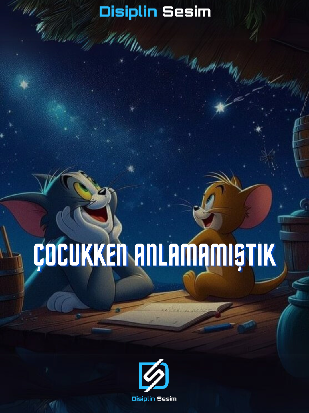 Çocukken anlamamıştık. . #tomandjerry #sevgi #hayat #kader #displinsesim #animasyon