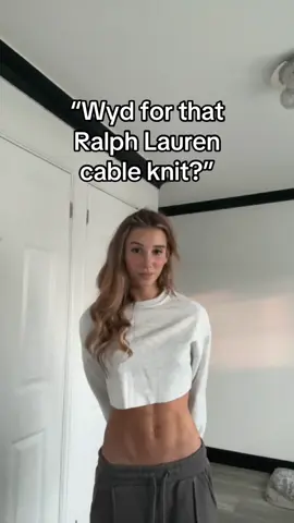 Lokey cant do this #dance #wyd #cableknit #ralphlauren #fyp 
