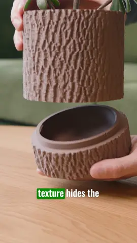 Can’t believe how well this turned out! 🌳  Designed in collaboration with @Gazzaladra  #plants #3dprinting #plantdecor #plantsoftiktok 