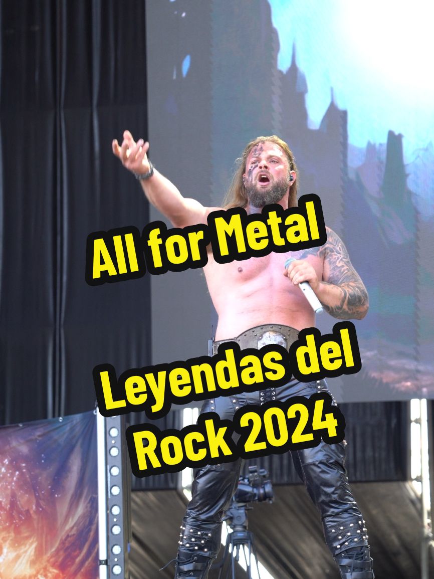 All for Metal en el Leyendas del Rock 2024. 📍 Villena, Spain @MaxMetal  #AllforMetal #LeyendasdelRock #festival #JParedesPhoto #MaxMetal #heavymetal #metalband 