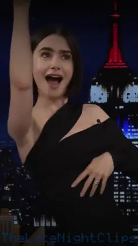 Lily’s perfect lip sync 😍 #lilycollins #lipsync #wannabe #foryou 
