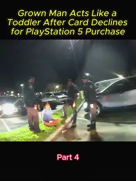 Grown Man Acts Like a Toddler After Card Declines for PlayStation 5 Purchase #cops #police #vairal #usa🇺🇸