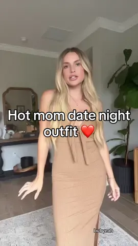 I found the perfect hot mom date night dress 😘 #datenightoutfit #datenightdress #OOTD #ootninspo #hotmomlife #hotmomclub #2monthspostpartum #postpartumbody 
