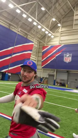 Hockey season is here! 🏒 #nfl #sports #hockey #joshallen #buffalosabres #sabrehood