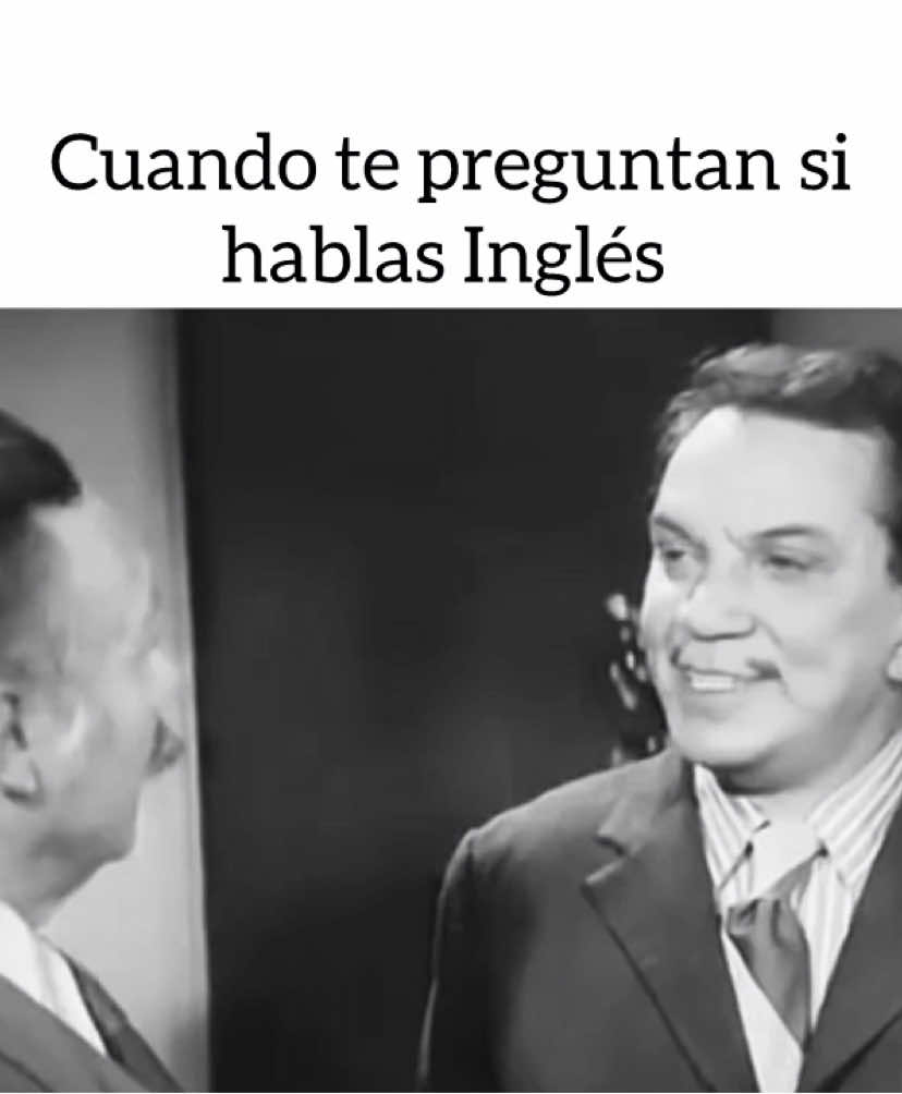¿Usted habla Inglés? 😂 #Cantinflas #CineMexicano #VideosGraciosos #VideosVirales #VideosChistosos #ReelsVirales #Humor #comedia #comediahumor