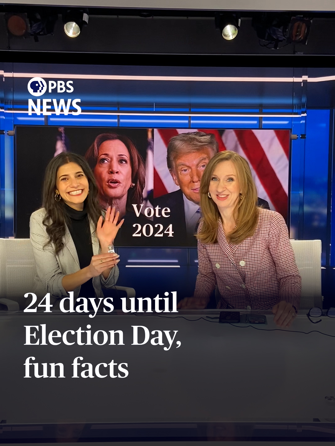 24 days until 2024 Election Day. PBS News Capitol Hill correspondent Lisa Desjardins and PBS News’ Deema Zein are giving a new fun fact about this year’s election every day as we countdown to Nov. 4. @lisadnews #2024presidentialelection #2024elections #2024election #presidentialelection #pbsnews #eric #voter #illegalvoters