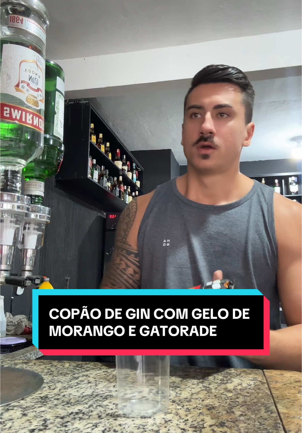 Cliente pediu um copão de gin sem energetico ! #distribuidoradebebidas #copãodewhisky #adega #atendimentoaocliente 