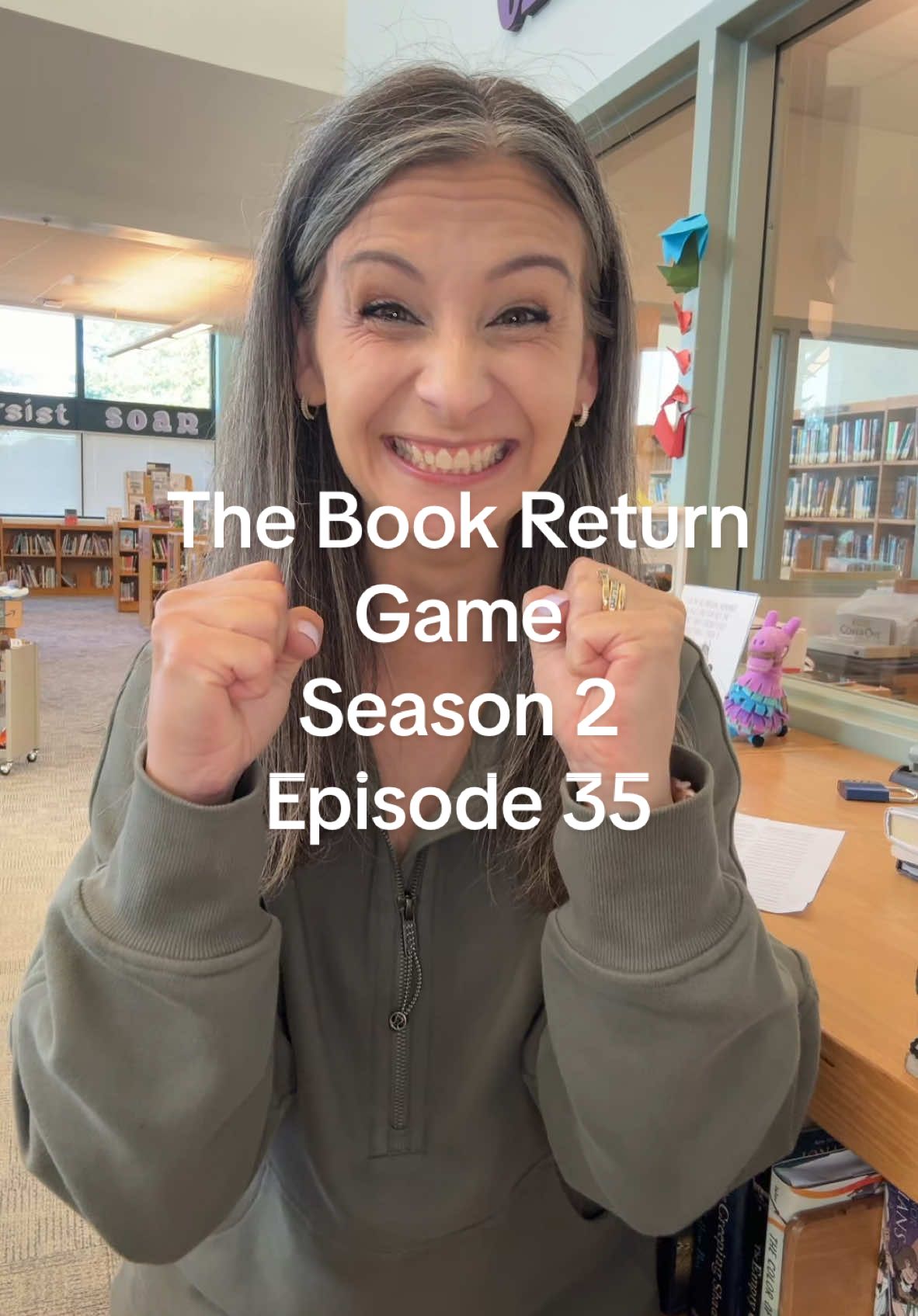 10.10.24📚S2E35📚The one with the big surprise. #book #return #game #fun #series #family #show #surprise #nostalgia #satisfyingsounds #middleschool #librariansoftiktok #comfort #bookreturngame #Inverted  