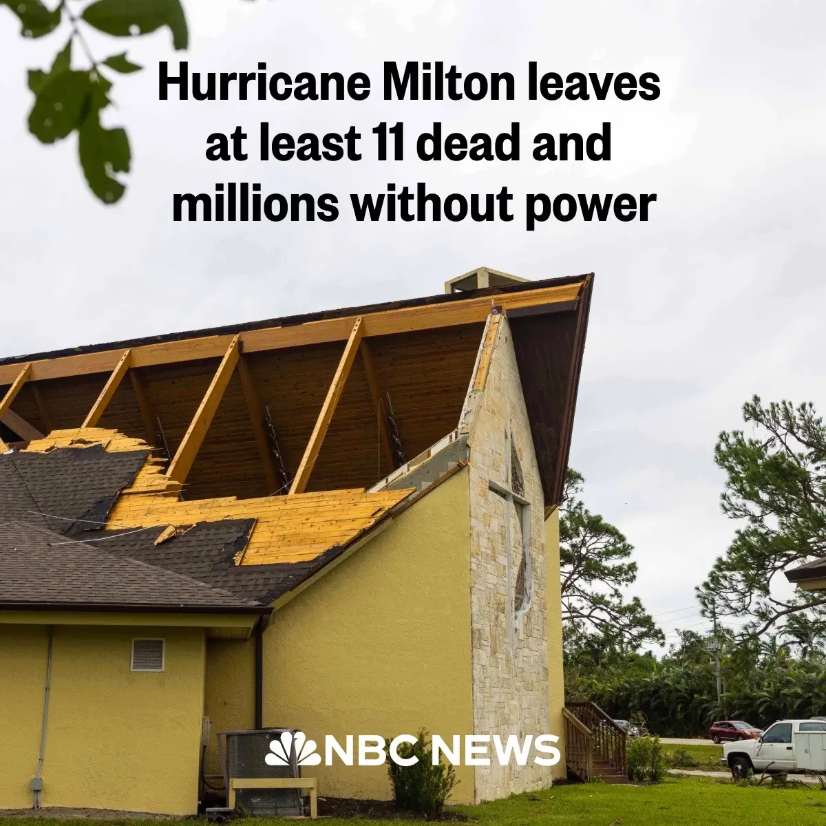 #Hurricane #Milton wrought havoc across #Florida, where it whipped up tornadoes, cut power for more than 3.3 million energy customers, put some 11 million people at risk of flooding and caused at least 11 deaths. Milton was moving into the Atlantic Ocean on Thursday morning after making landfall the previous evening as a Category 3 storm in Siesta Key, roughly 70 miles south of Tampa. The storm’s winds were particularly intense in Venice Beach in Sarasota County, where they reached a high of 107 mph. St. Petersburg recorded a staggering 18.31 inches of rainfall, meeting the threshold for a 1-in-1,000-year rainfall event. Read more at nbcnews.com. #HurricaneMilton 