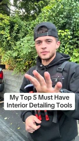 These are my top 5 must have interior detailing tools as a mobile detailer. #detailers #detailer #mobiledetailing #autodetailing #automotive #professionaldetailing #cars #detailersoftiktok #massachusetts #cardetailing 